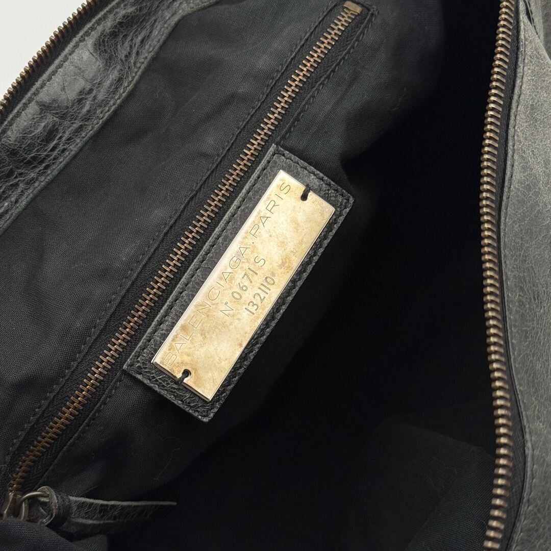 2008 Balenciaga The City Black Large Handbag