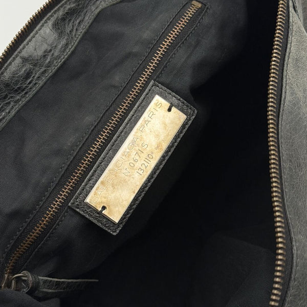 2008 Balenciaga The City Black Large Handbag