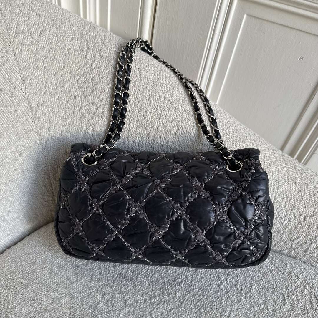 Chanel Paris Byzance Ultra Stitch Black Flap Shoulder Bag