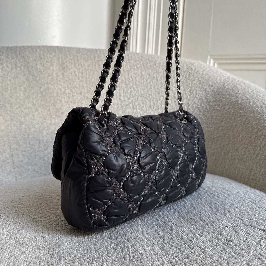 Chanel Paris Byzance Ultra Stitch Black Flap Shoulder Bag