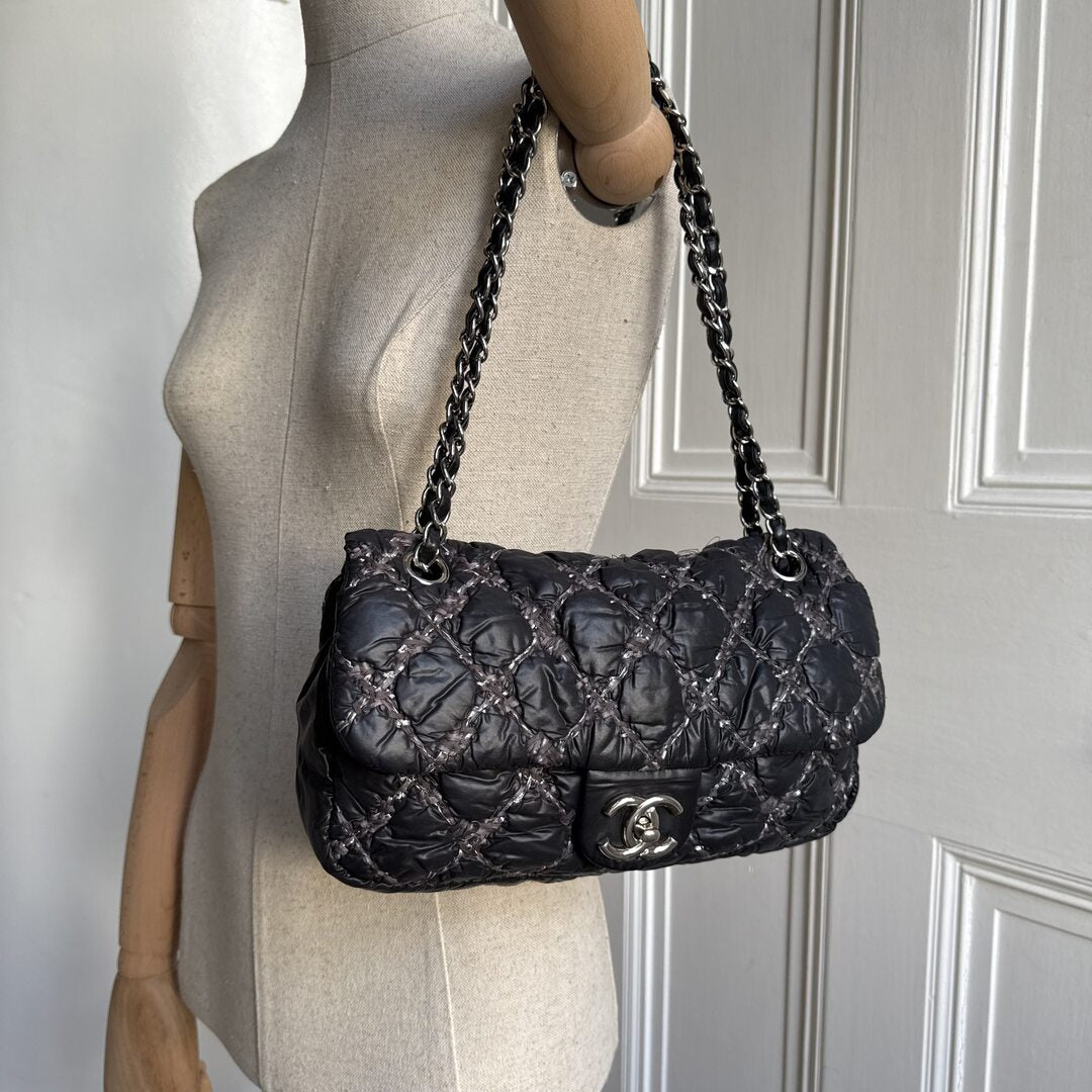 Chanel Paris Byzance Ultra Stitch Black Flap Shoulder Bag