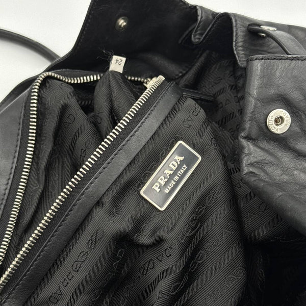 Prada Easy Leather Black Shoulder Bag