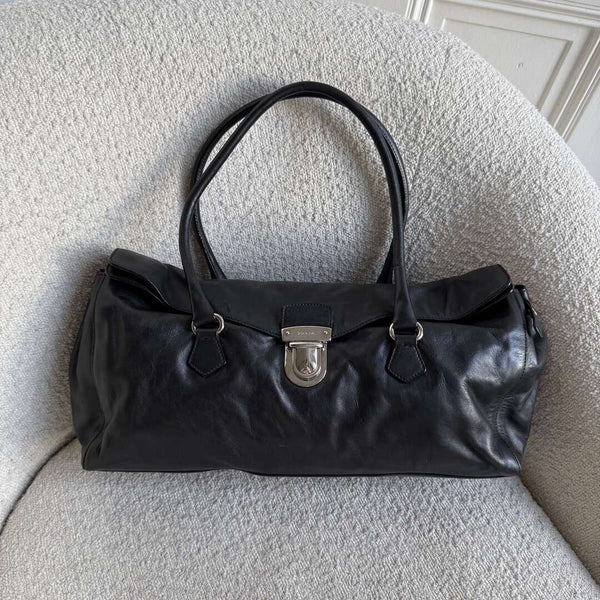Prada Easy Leather Black Shoulder Bag