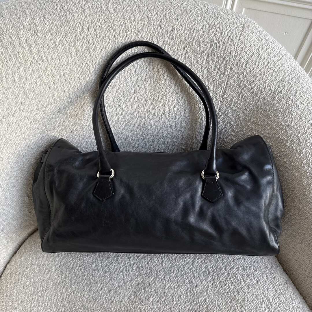 Prada Easy Leather Black Shoulder Bag