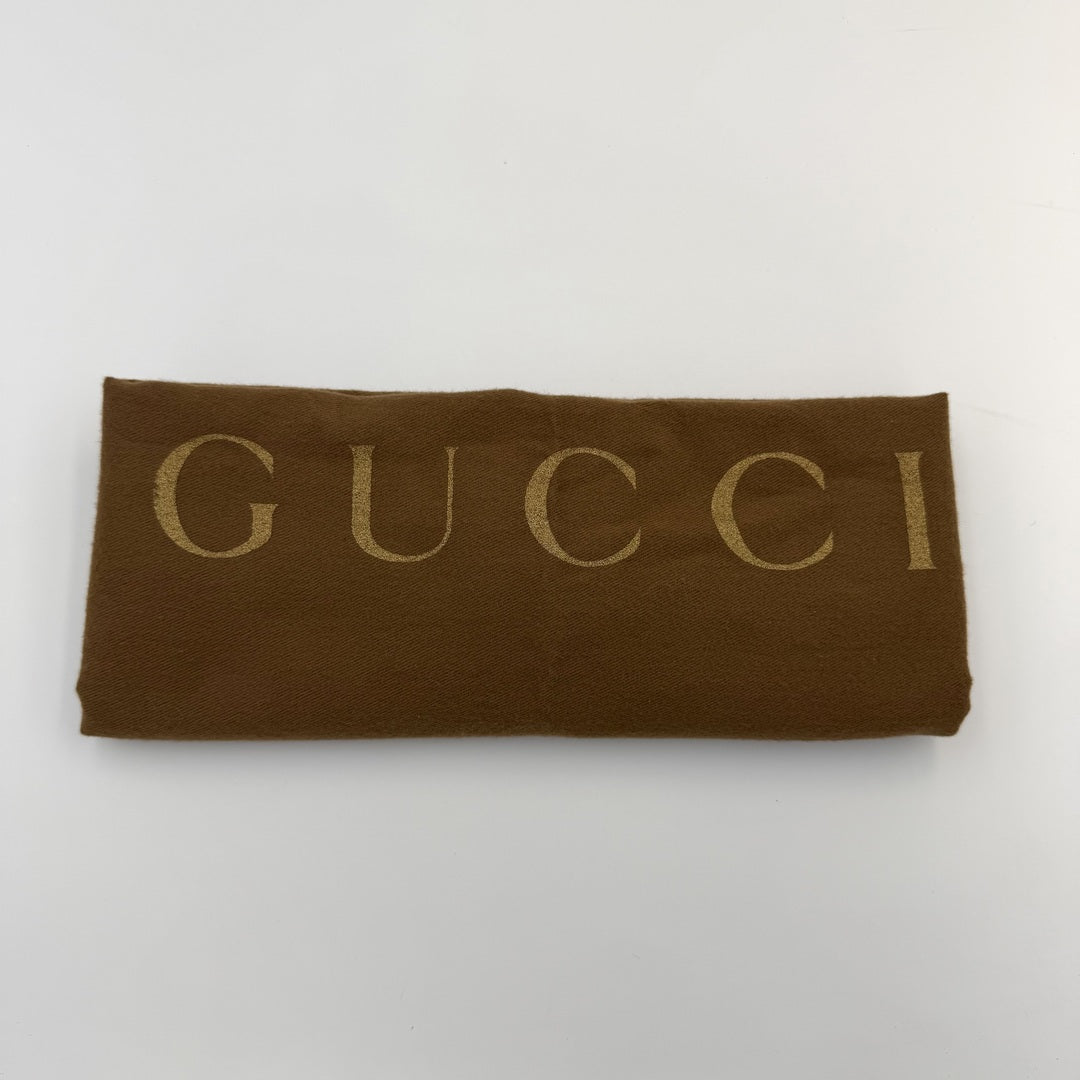 Gucci Guccissima Abbey Brown Large Shoulder Bag