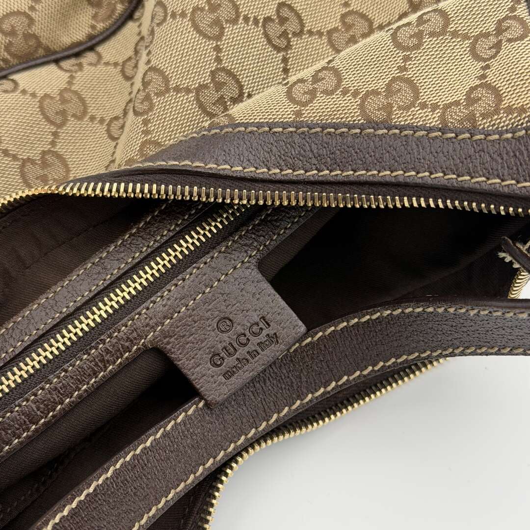 Gucci GG Canvas Brown Mini Shoulder Bag