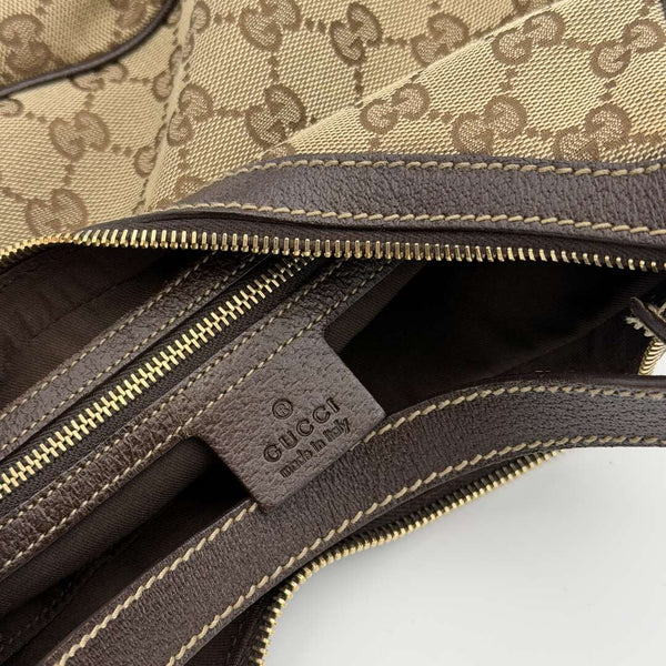 Gucci GG Canvas Brown Mini Shoulder Bag