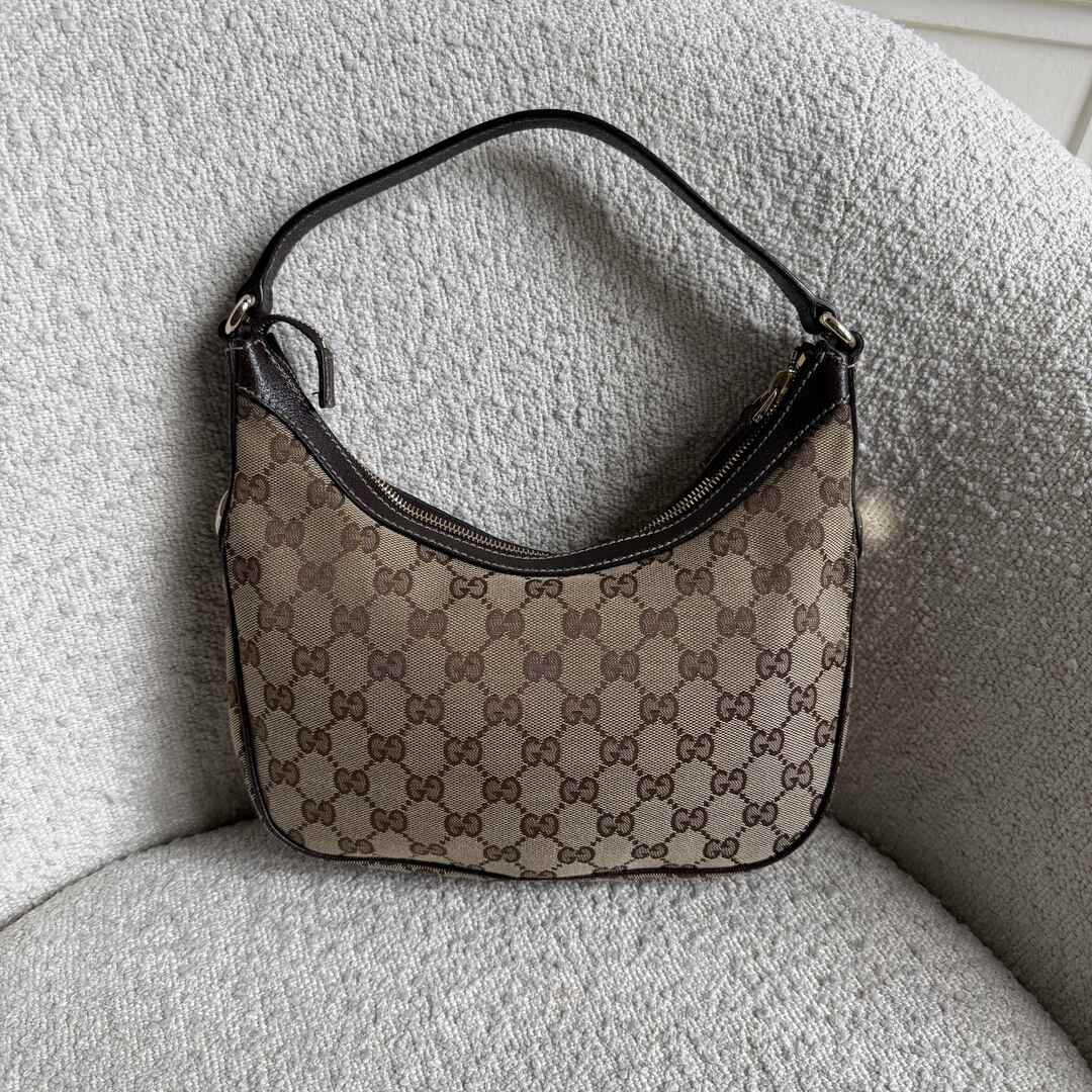 Gucci GG Canvas Brown Mini Shoulder Bag