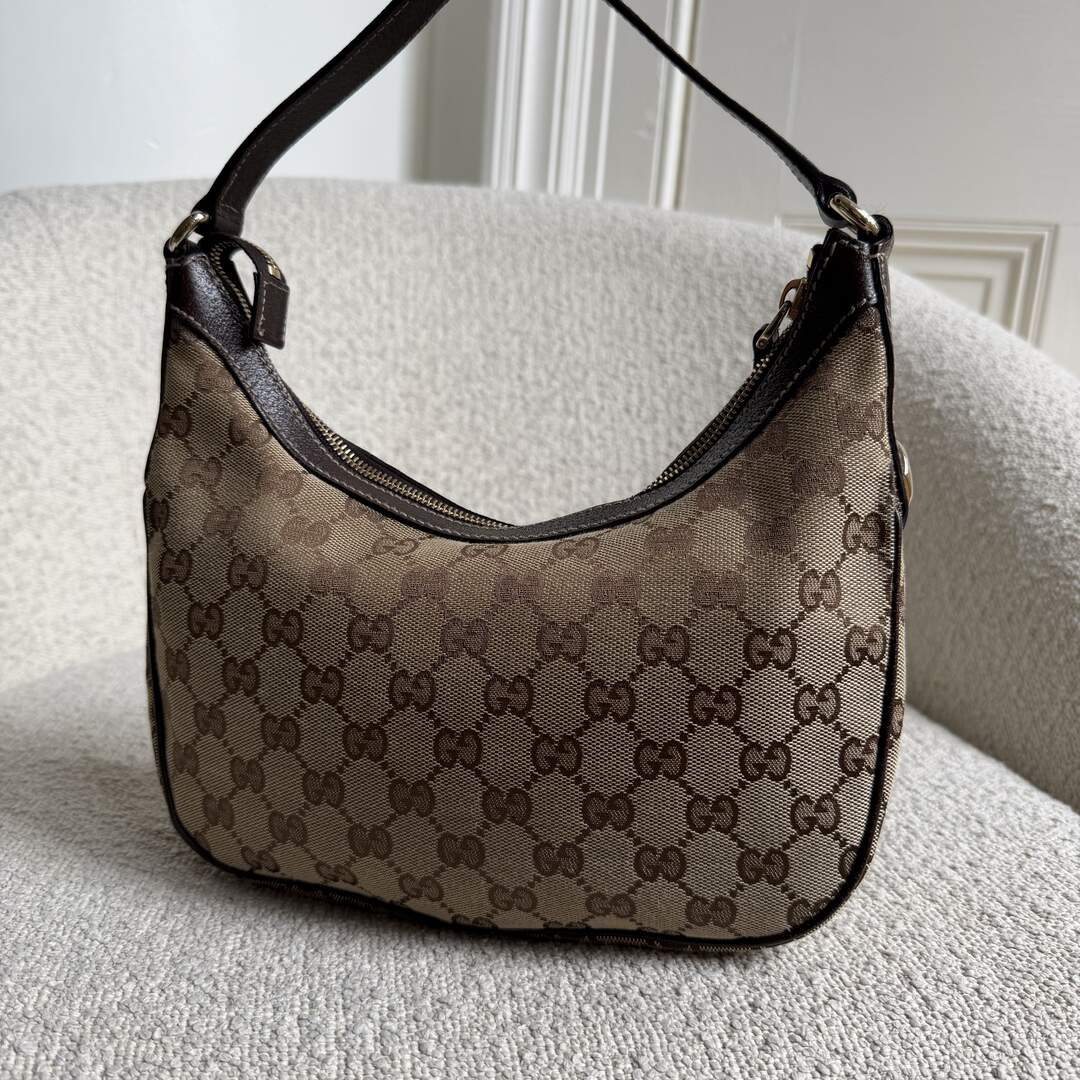 Gucci GG Canvas Brown Mini Shoulder Bag