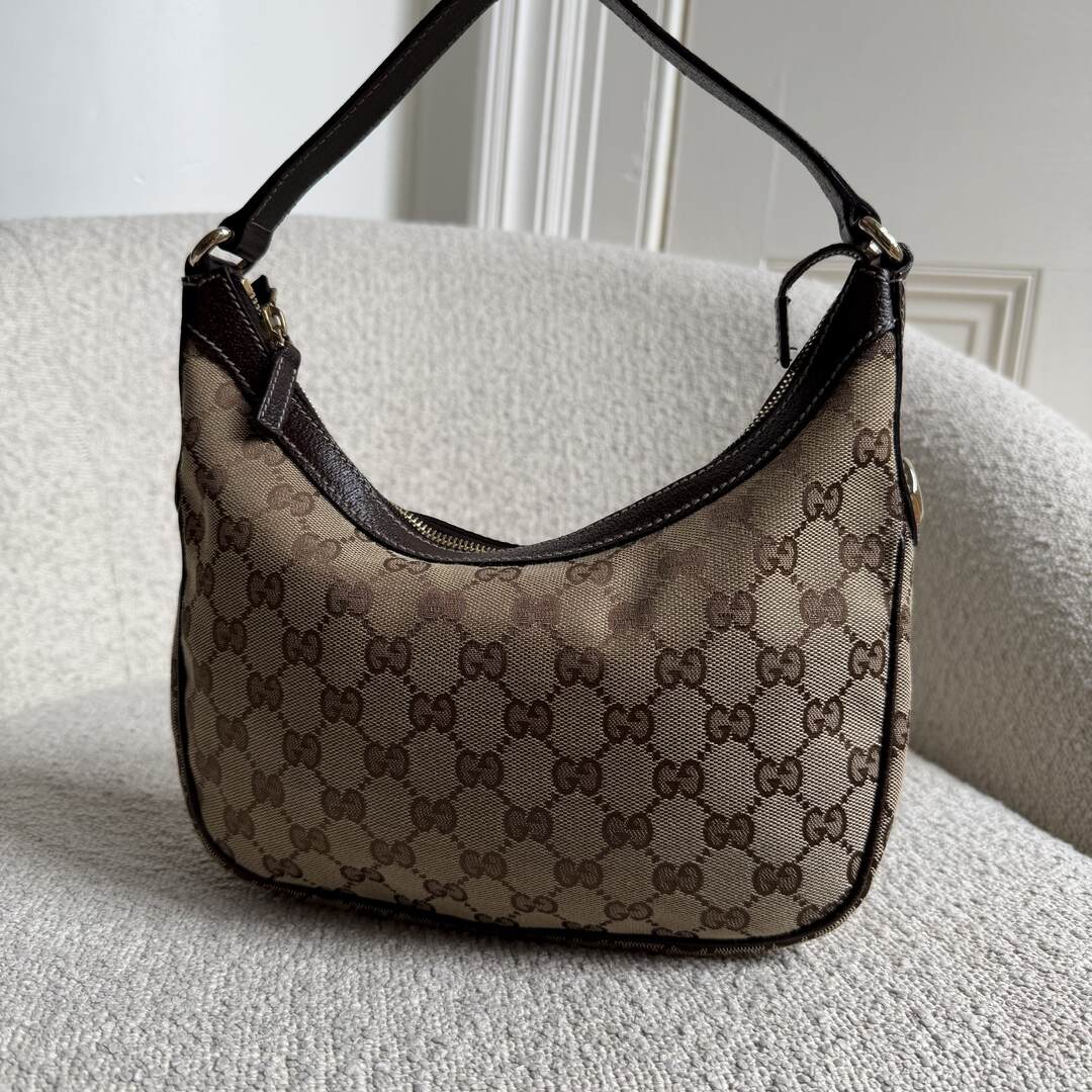 Gucci GG Canvas Brown Mini Shoulder Bag