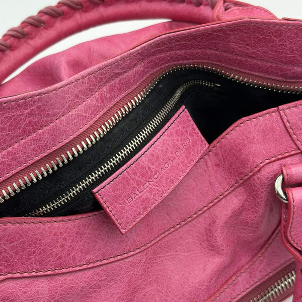 2009 Balenciaga The Giant 21 City Leather Pink Handbag