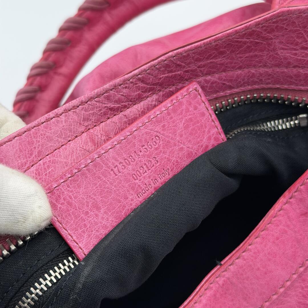 2009 Balenciaga The Giant 21 City Leather Pink Handbag