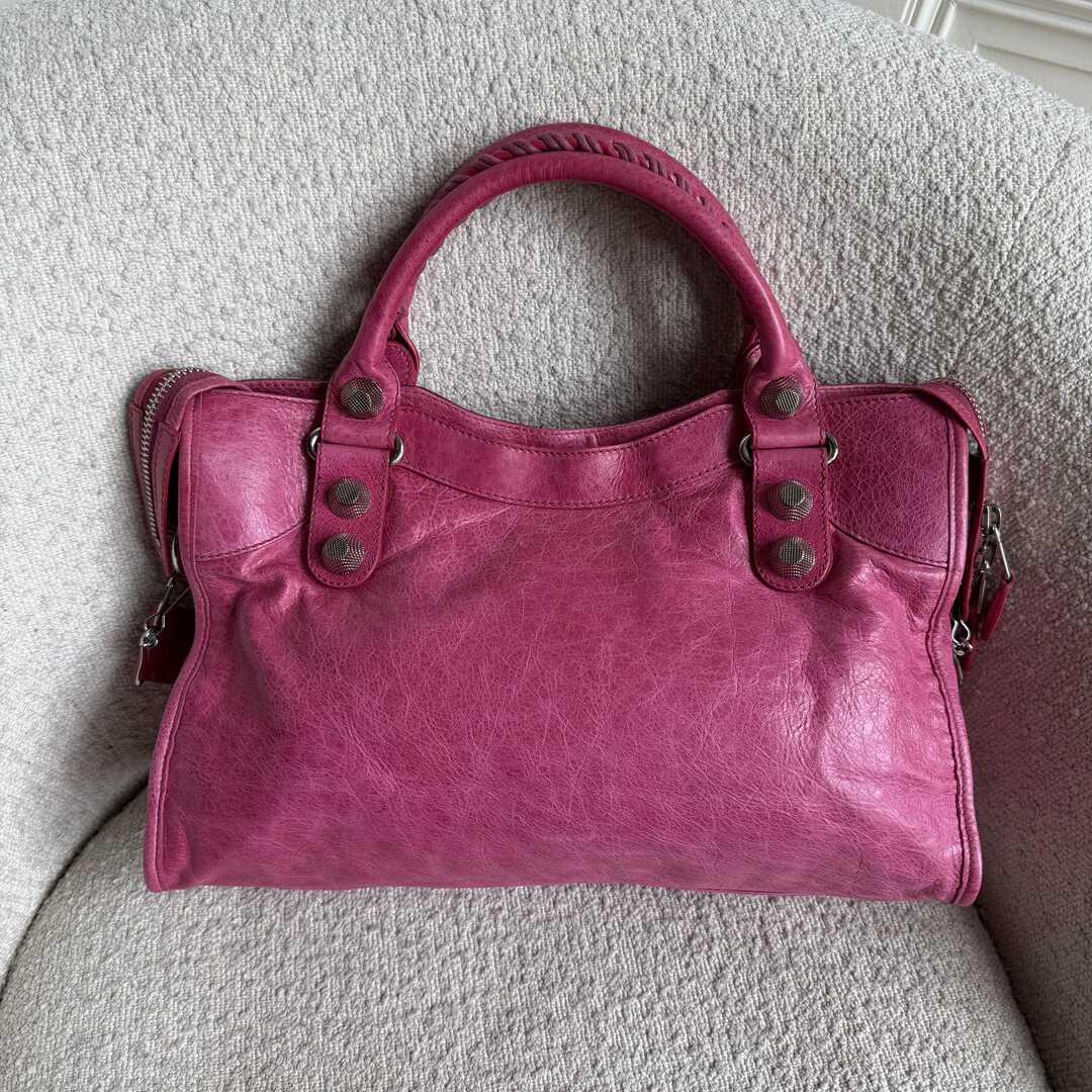 2009 Balenciaga The Giant 21 City Leather Pink Handbag