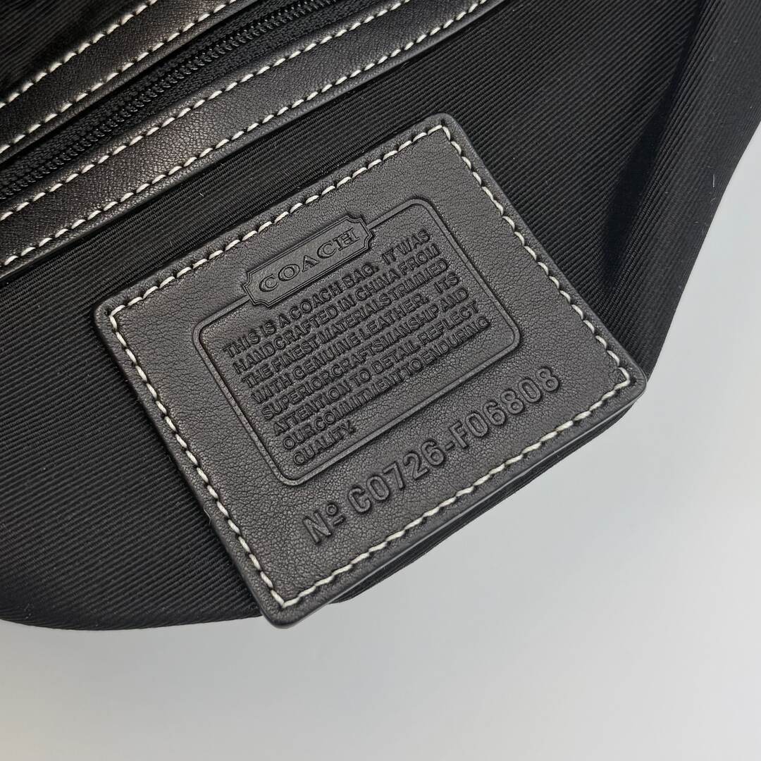 Coach Soho Mini Signature Black Shoulder Bag