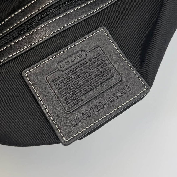 Coach Soho Mini Signature Black Shoulder Bag