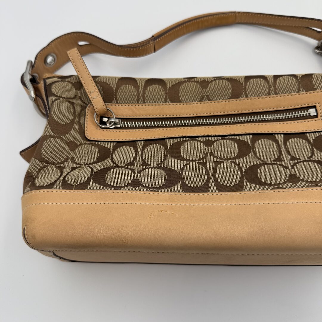 Coach Signature Tassel Tan Shoulder Bag – JennyHayley