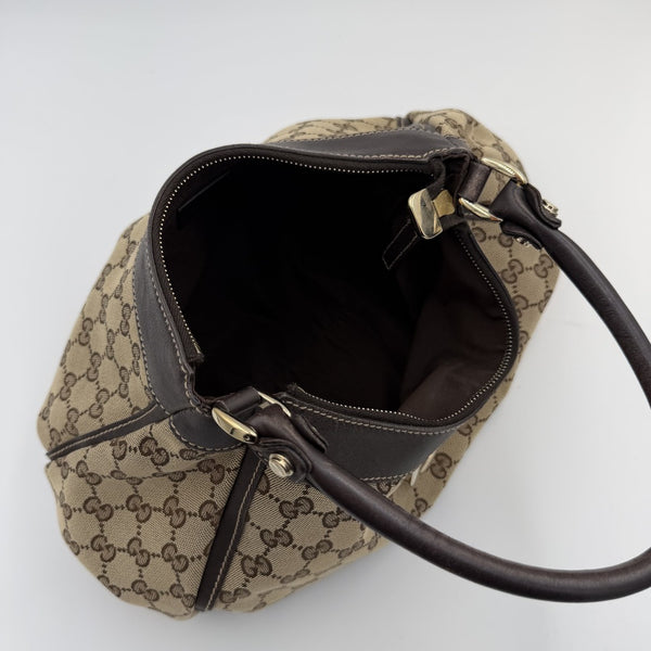Gucci GG Canvas Abbey Brown Shoulder Bag