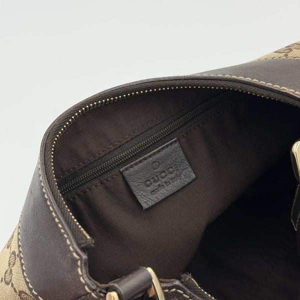 Gucci GG Canvas Abbey Brown Shoulder Bag