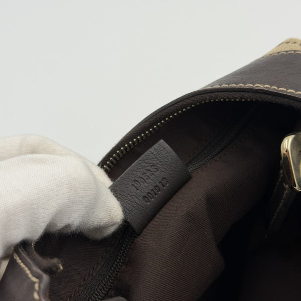 Gucci GG Canvas Abbey Brown Shoulder Bag