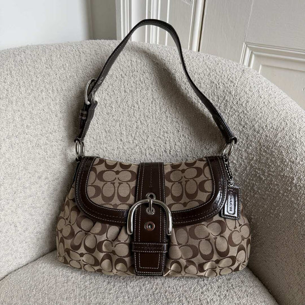 Coach Signature Soho Brown Shoulder Bag – JennyHayley