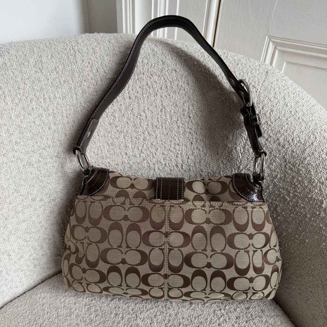 Coach Signature Soho Brown Shoulder Bag