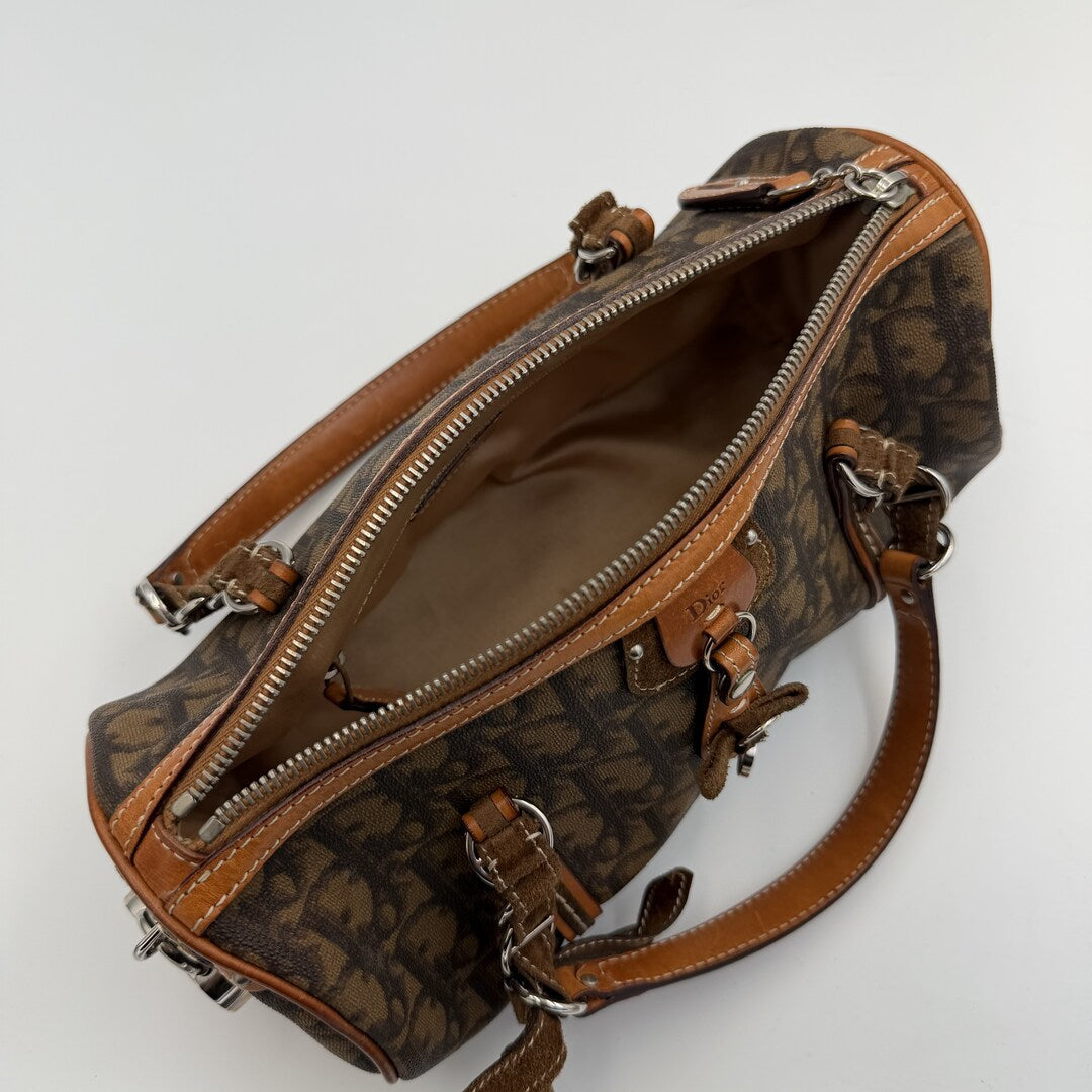 Dior Romantique Heart Trotter Brown Handbag