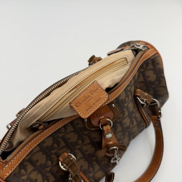Dior Romantique Heart Trotter Brown Handbag