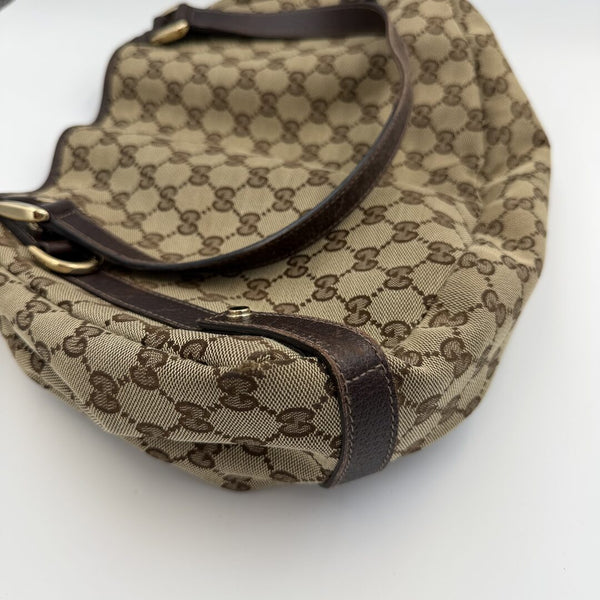 Gucci GG Canvas Abbey Brown Tote Bag