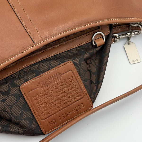 Coach Mini Ergo Hobo Leather Brown Shoulder Bag