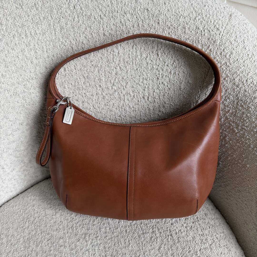 Coach Mini Ergo Hobo Leather Brown Shoulder Bag