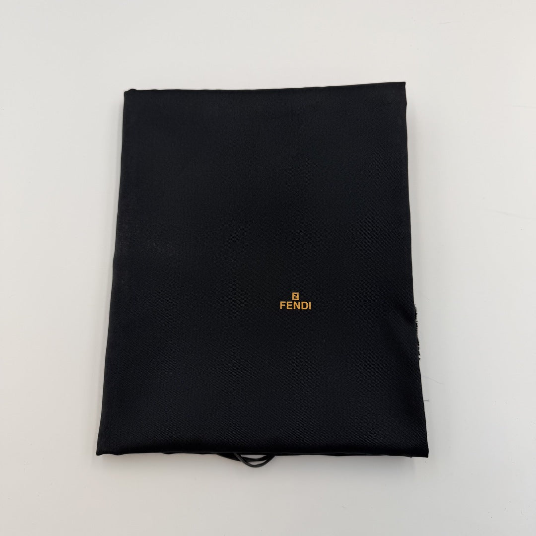 Fendi Zucchino Brown Shoulder Bag