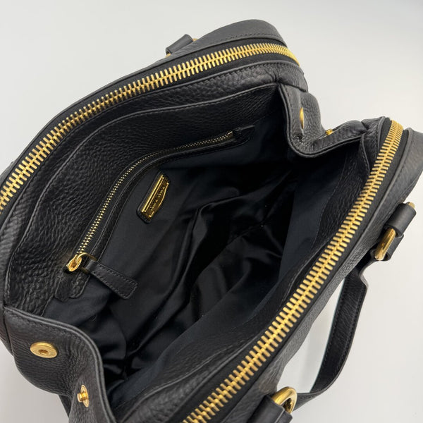Miu Miu Vitello Leather Black Shoulder Bag