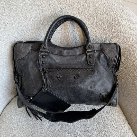 2009 Balenciaga Classic City Leather Black Bag