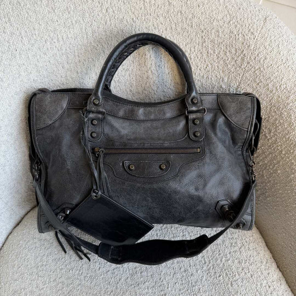 2009 Balenciaga Classic City Leather Black Bag
