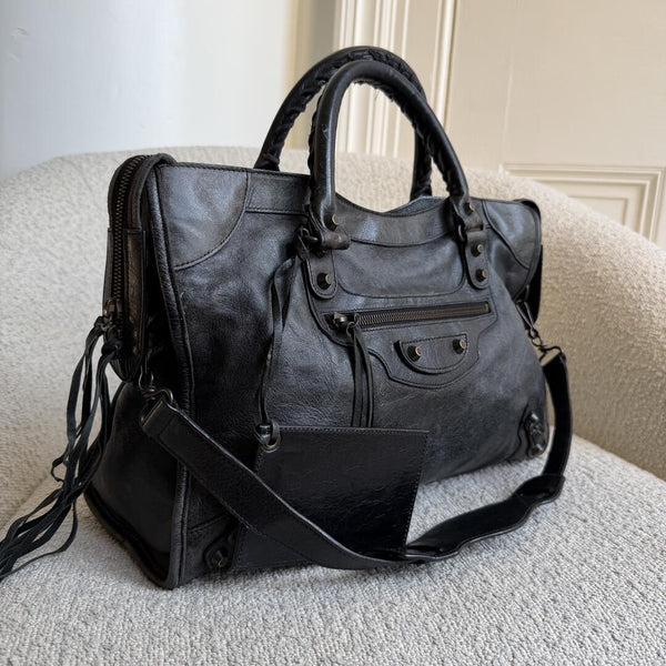 2009 Balenciaga Classic City Leather Black Bag