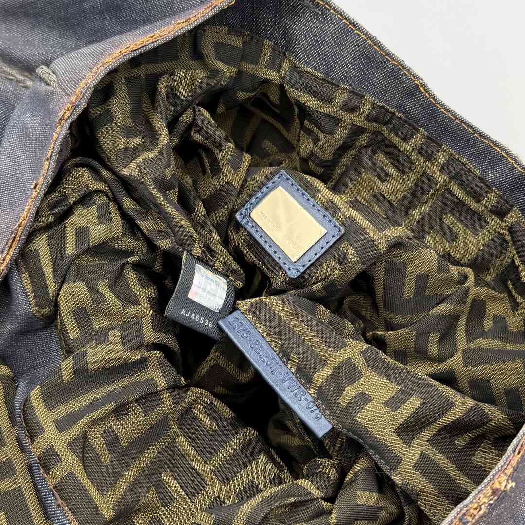 Fendi Spy Denim Blue Handbag