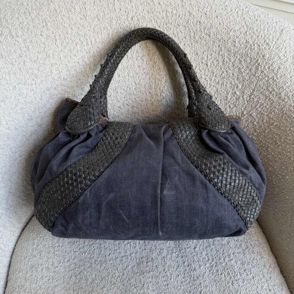 Fendi Spy Denim Blue Handbag
