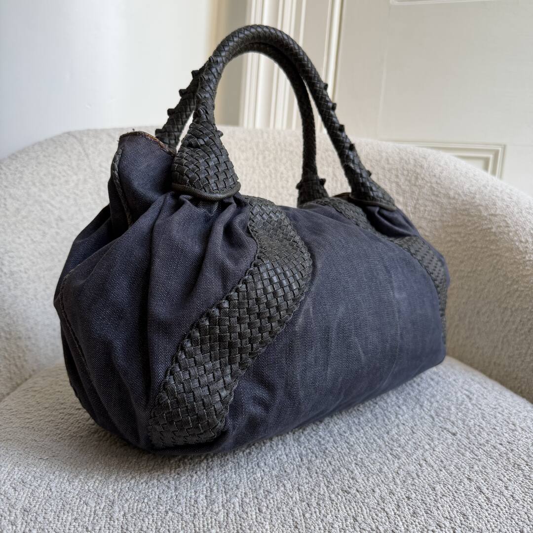Fendi Spy Denim Blue Handbag