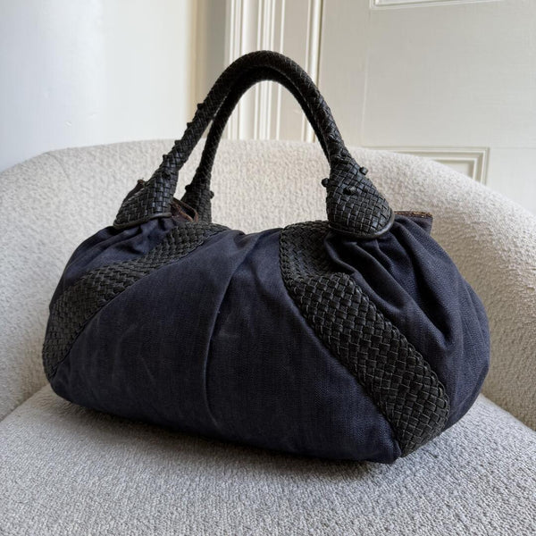Fendi Spy Denim Blue Handbag