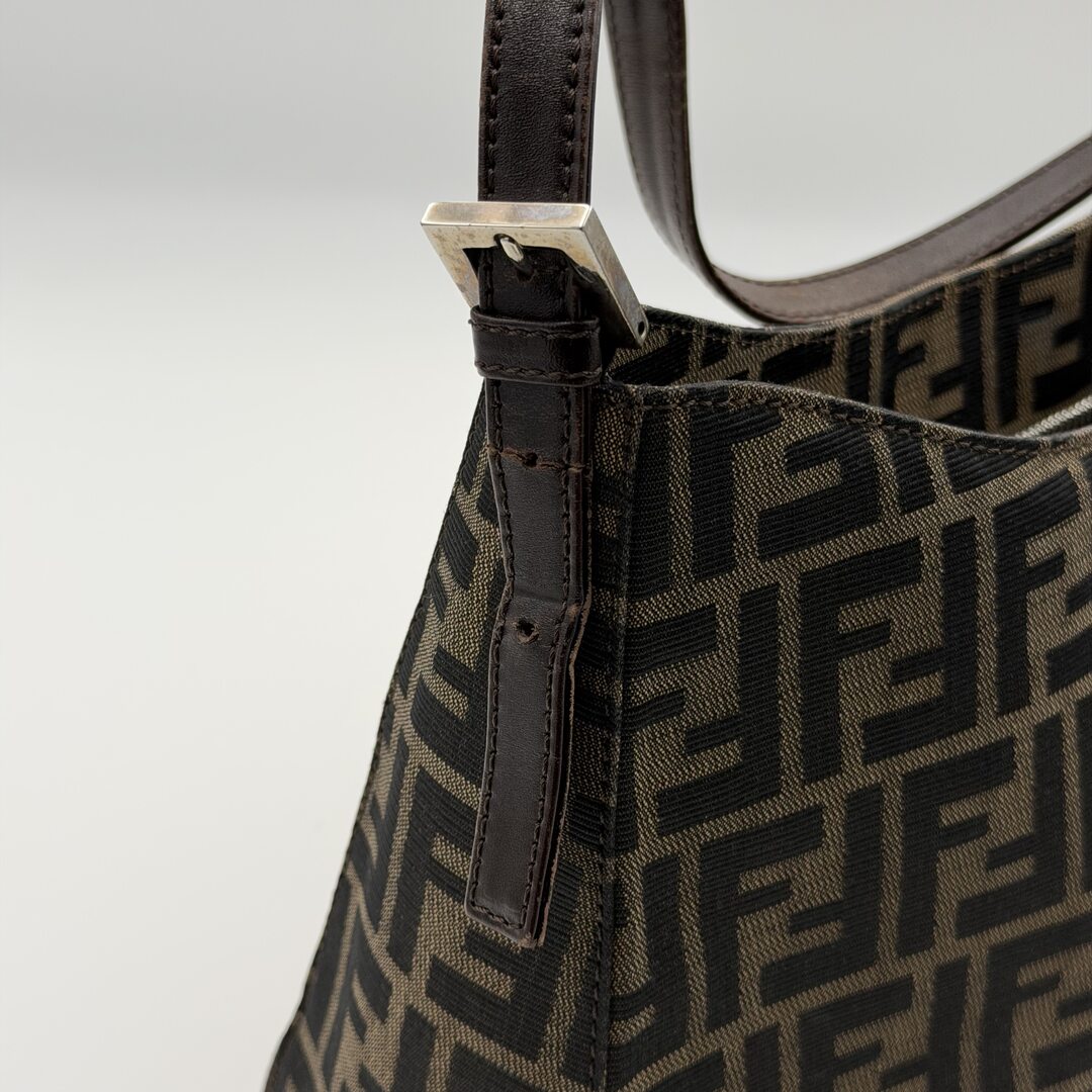 Fendi Mamma Baguette Zucca Shoulder Bag