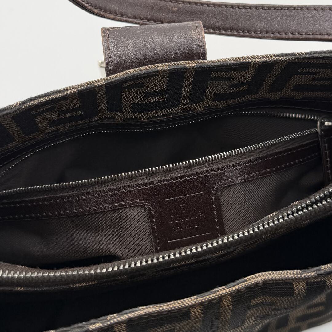 Fendi Mamma Baguette Zucca Shoulder Bag