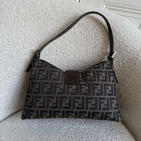 Fendi Mamma Baguette Zucca Shoulder Bag