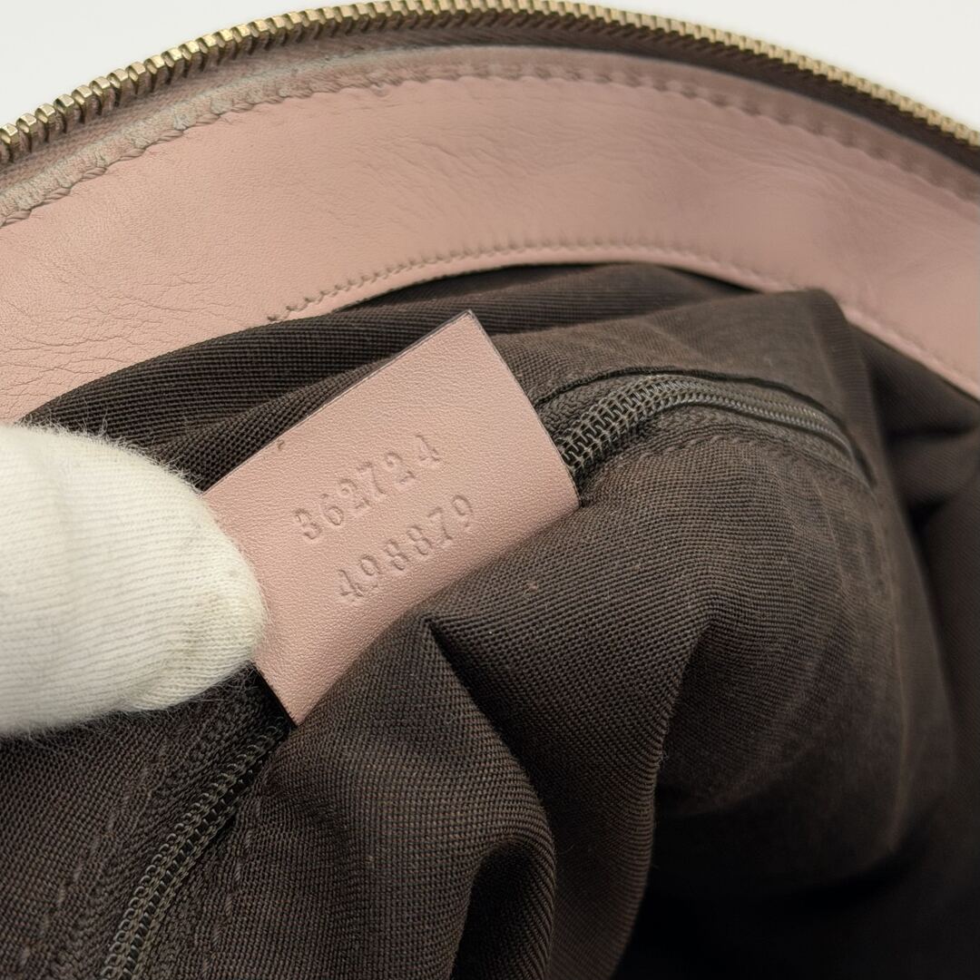 Gucci GG Canvas Sukey Baby Pink Tote Bag