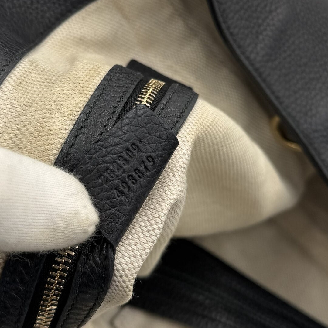 Gucci Soho Leather Black Tote Bag
