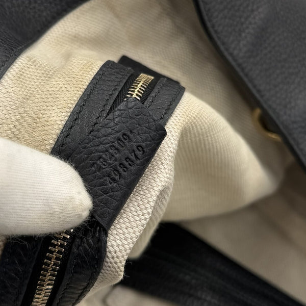 Gucci Soho Leather Black Tote Bag
