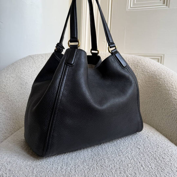 Gucci Soho Leather Black Tote Bag