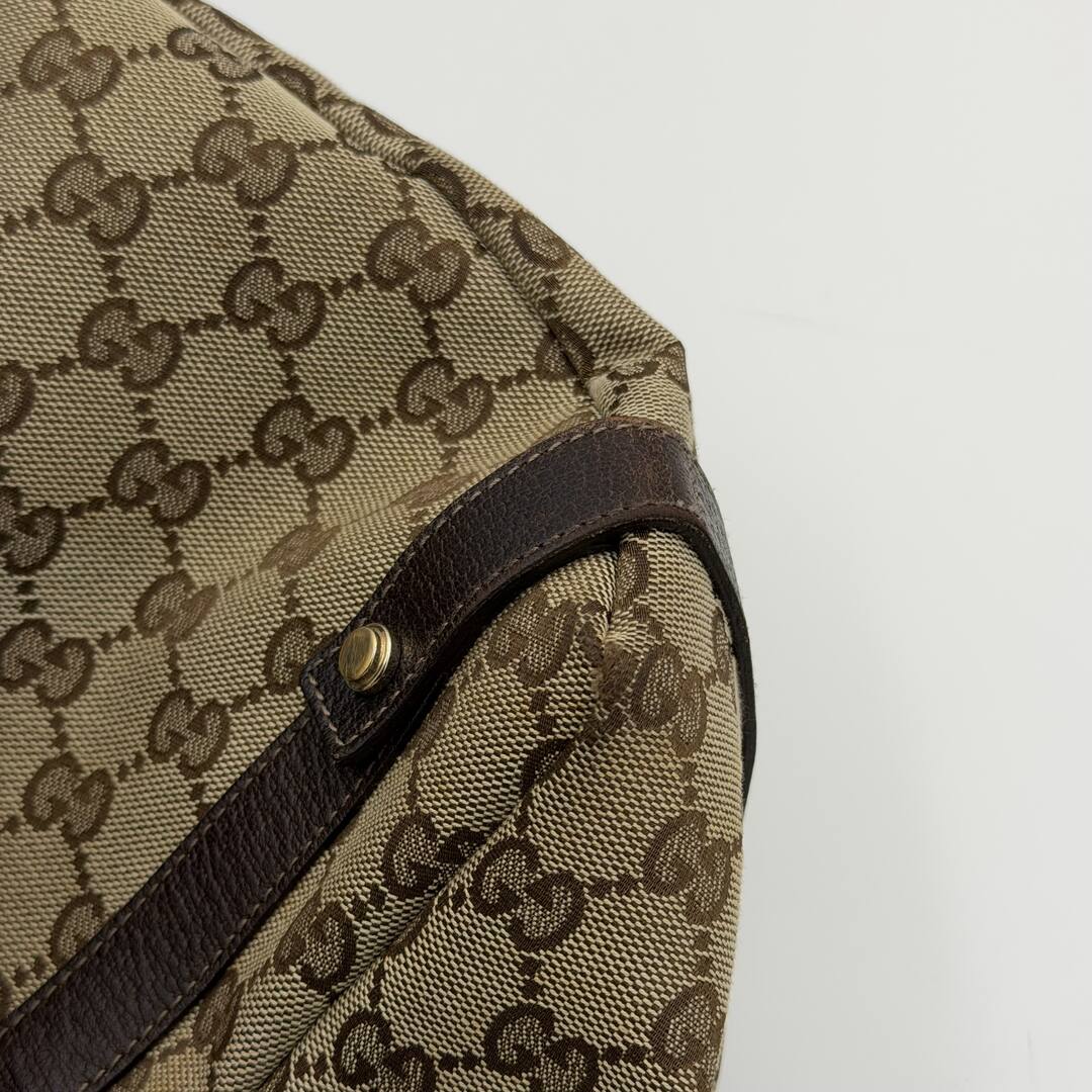 Gucci GG Canvas Abbey Brown Tote Bag