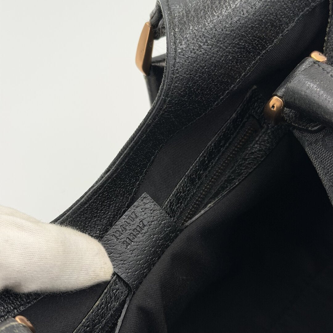 Gucci GG Canvas Jackie Black Handbag