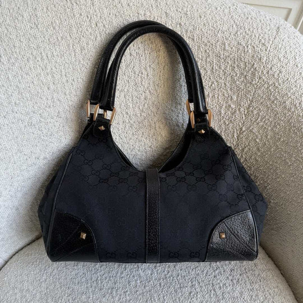 Gucci GG Canvas Jackie Black Handbag