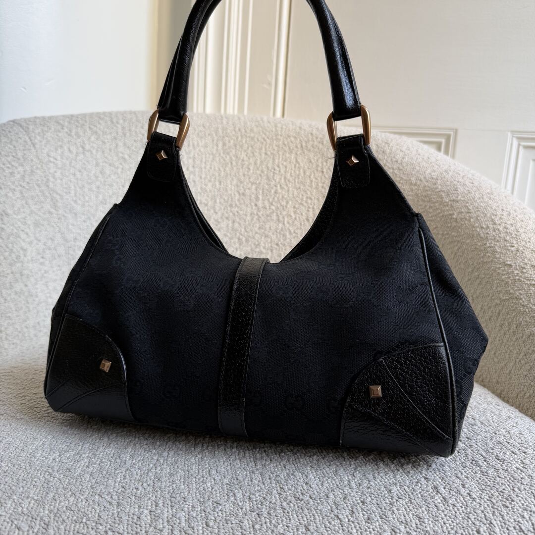 Gucci GG Canvas Jackie Black Handbag